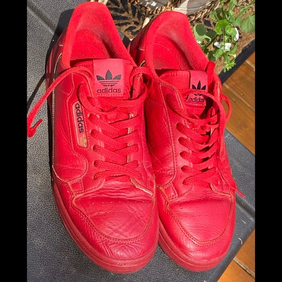 adidas Other - Red Adidas Sneakers size 10 1/2